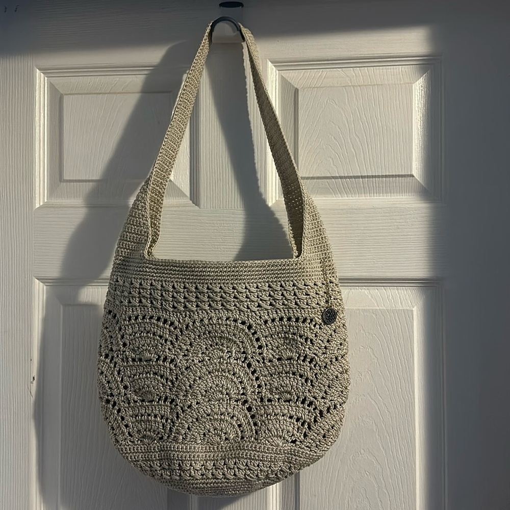 Sak Hobo Crochet Purse New